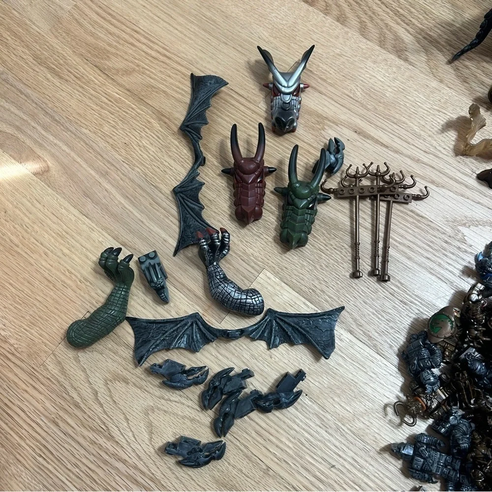 Mega Bloks Dragons Krystal Wars HUGE Lot Bundle Knights Figures Orcs Weapons